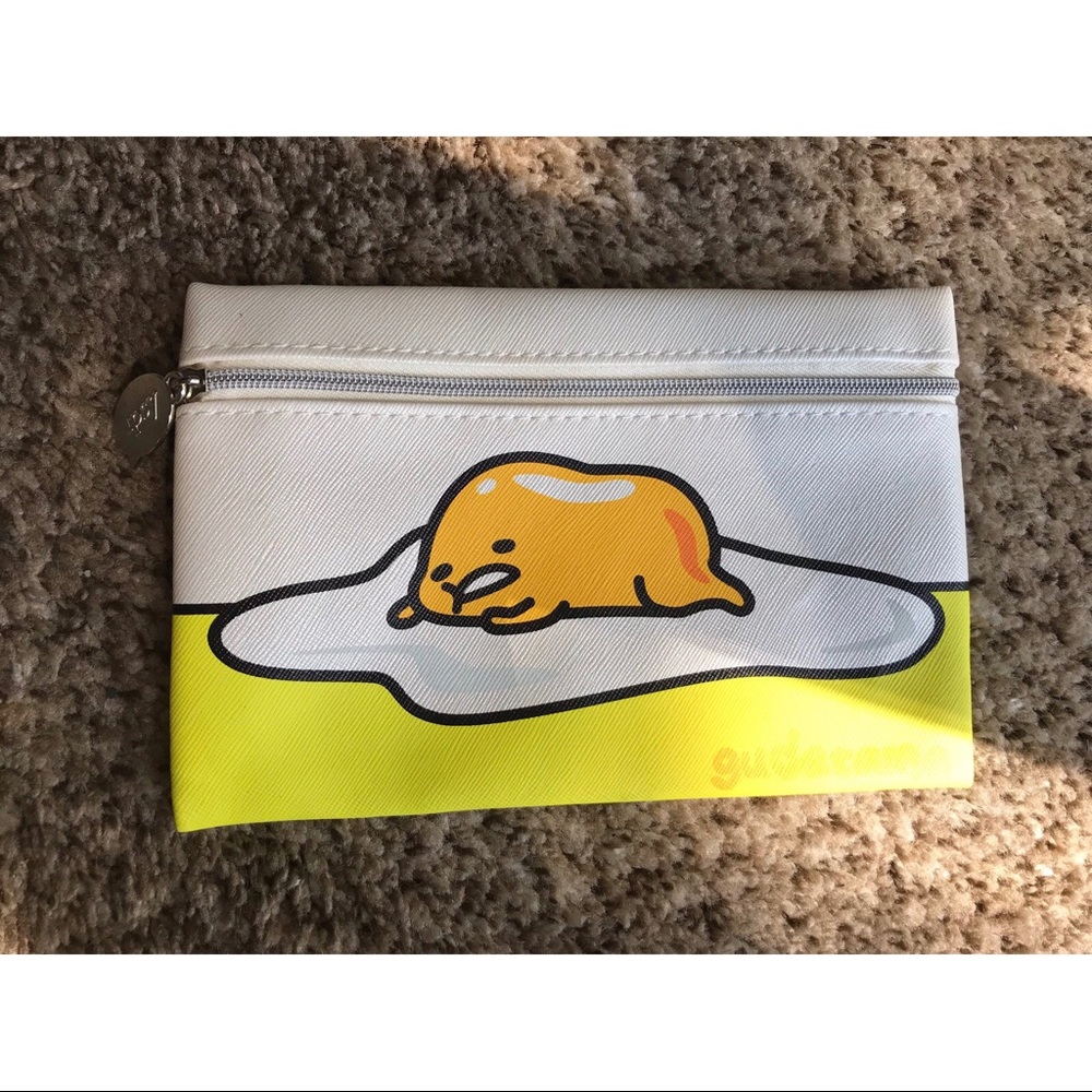 Gudetama makeup bag